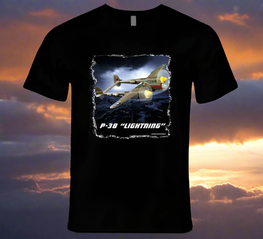 P38 Lightning Famous WW2 Fighter - Shirt Collection - Shopify
