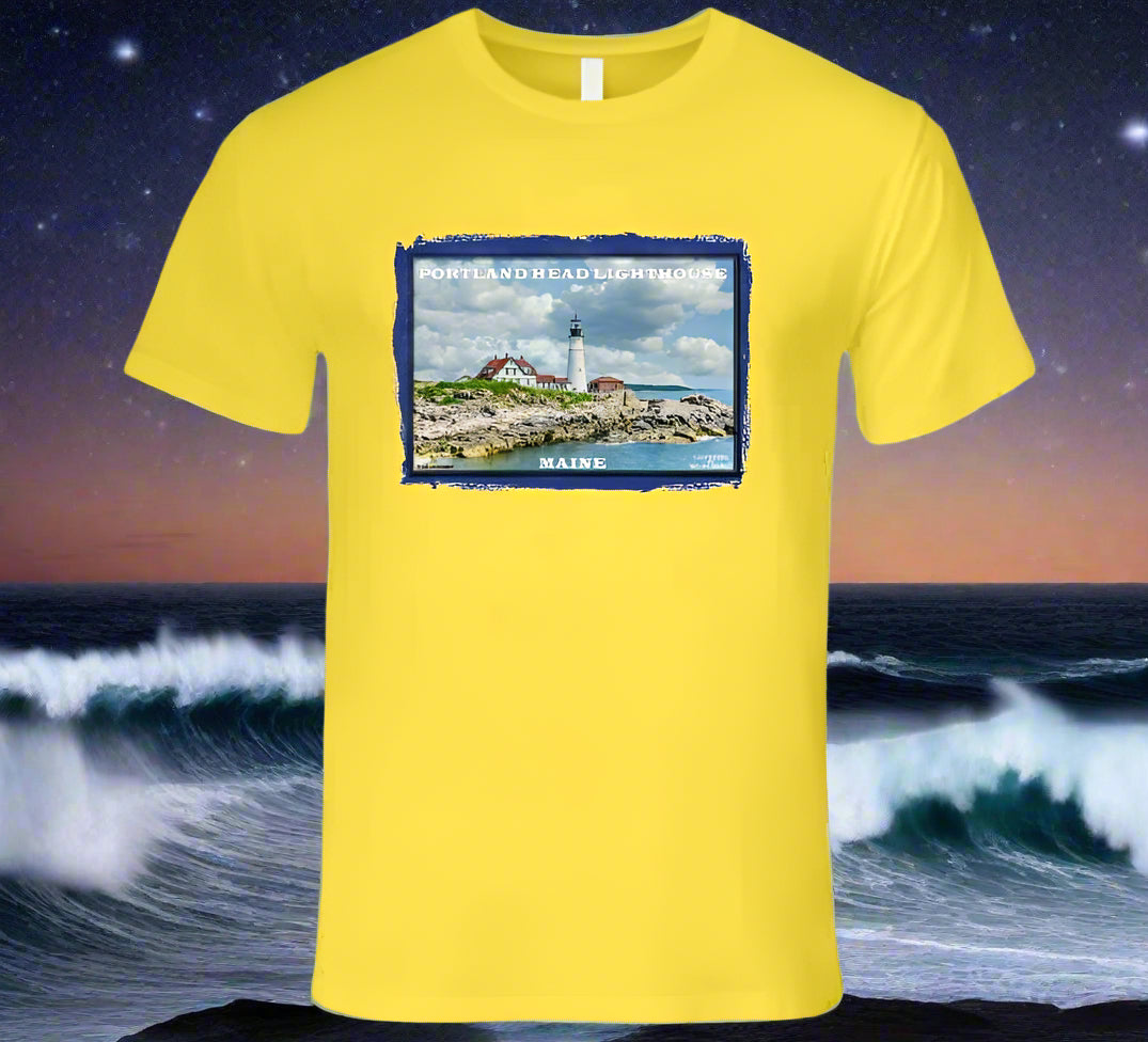 Historic Portland Head Lighthouse - T Shirt Collection - Smiling Wombat