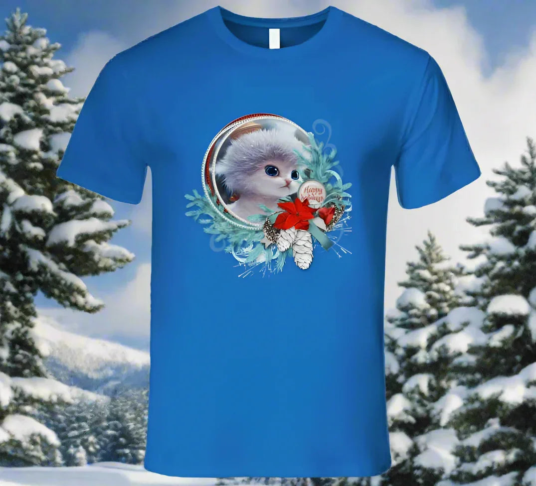 Happy Holiday Cat T-Shirt and Sweatshirt Collection - Shopify