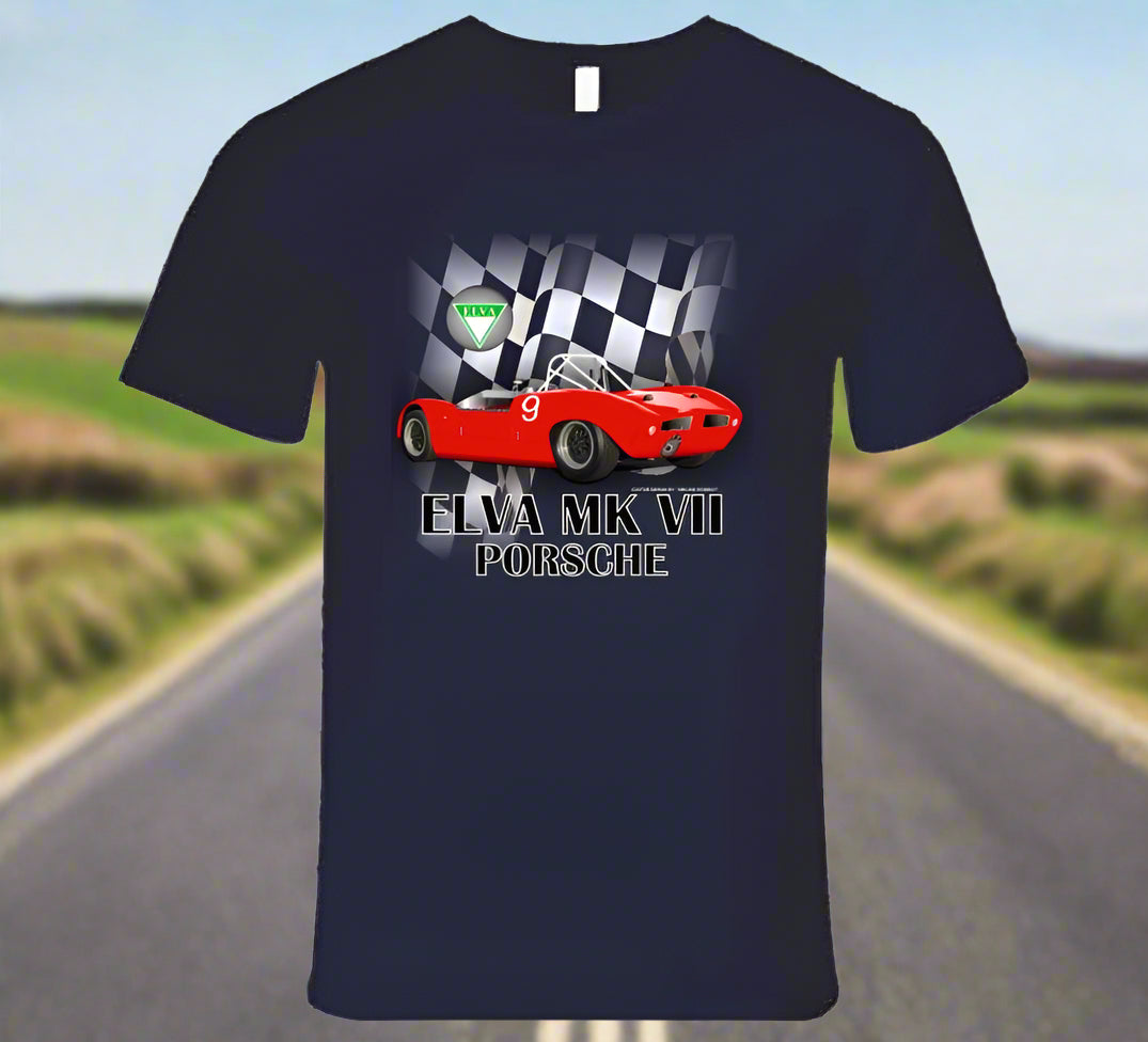 Elva Mk 7/Porsche T-Shirt and Sweatshirt Collection - Smiling Wombat