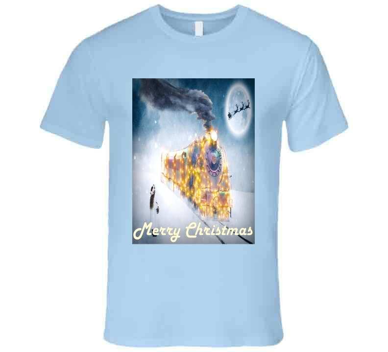 The Christmas Train - T-Shirt - Smiling Wombat