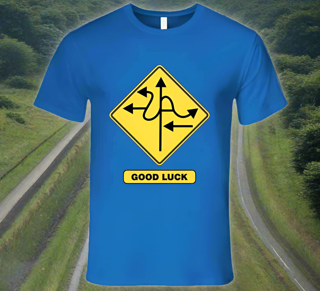 Crossroads in life T-Shirt - Smiling Wombat