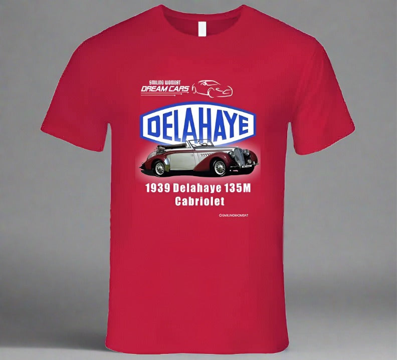 1939 Delahaye 139M - Classic Car Shirt Collection - Smiling Wombat