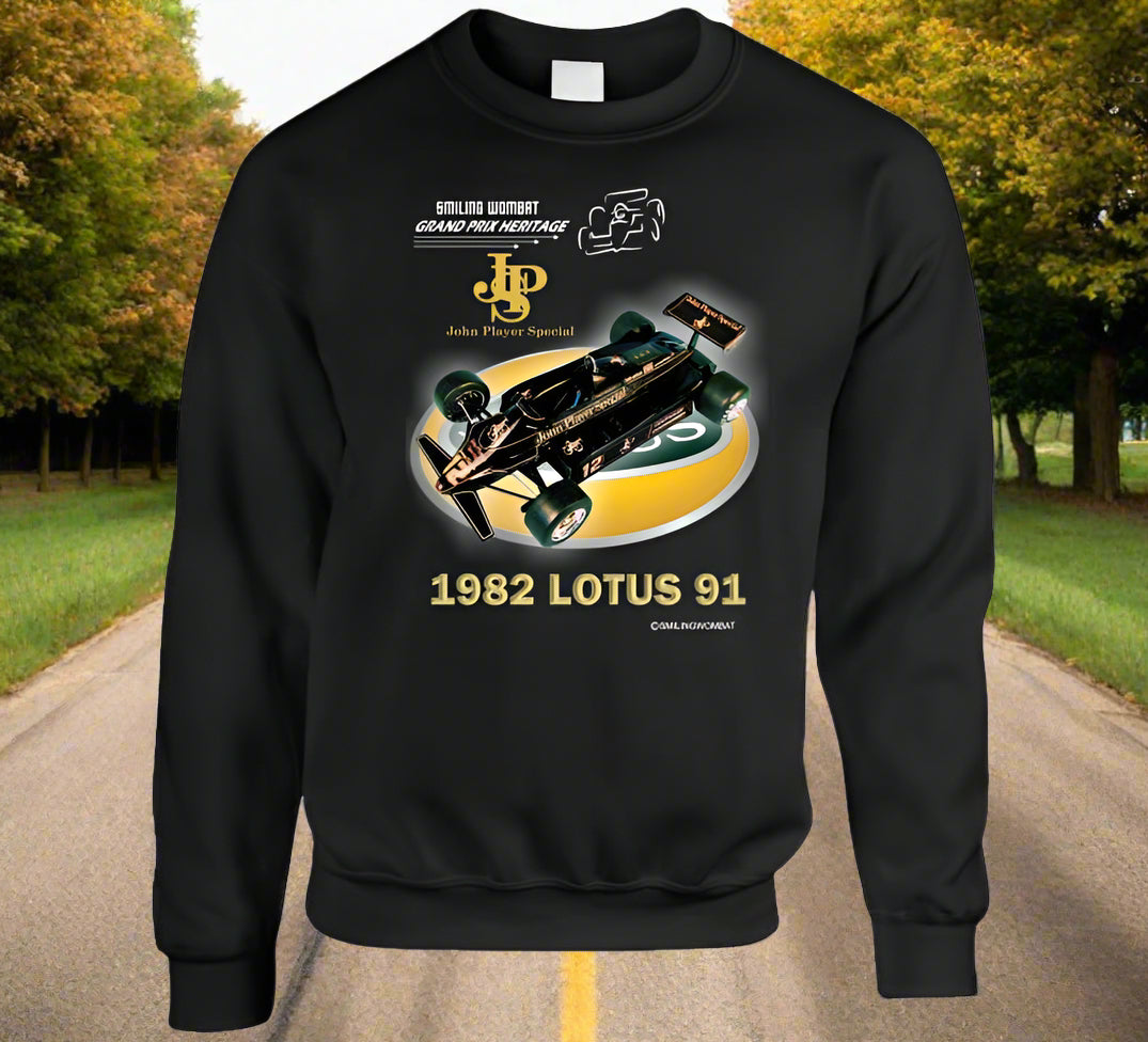 JPS Lotus 91 - T Shirts, Sweatshirts, and Hoodies - Smiling Wombat