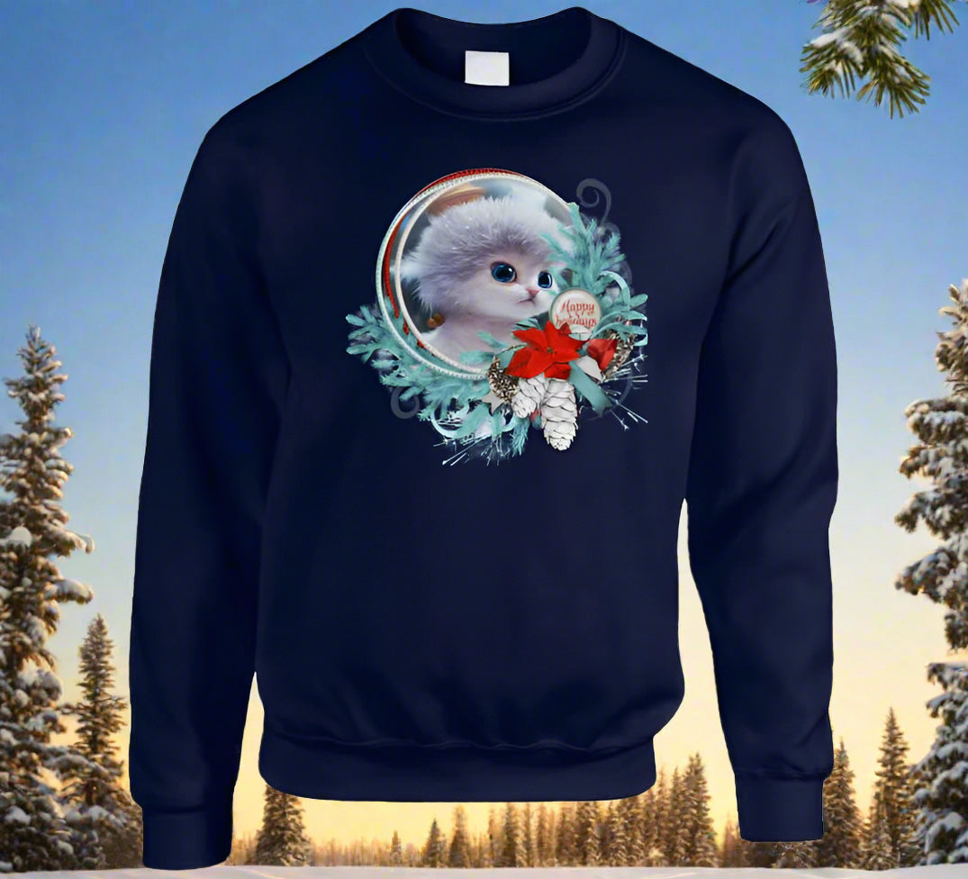 Happy Holiday Cat T-Shirt and Sweatshirt Collection - Shopify