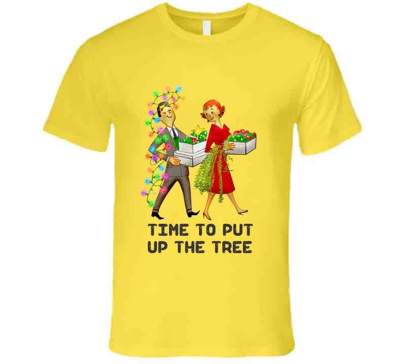 Christmas Tree Lights - for the Family Christmas Tree T-Shirt - Smiling Wombat