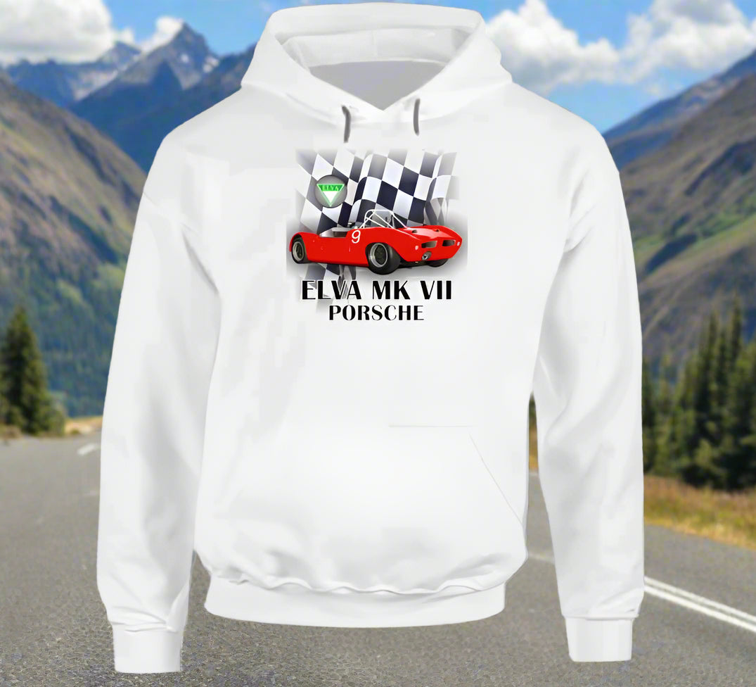 Elva Mk 7/Porsche T-Shirt and Sweatshirt Collection - Smiling Wombat