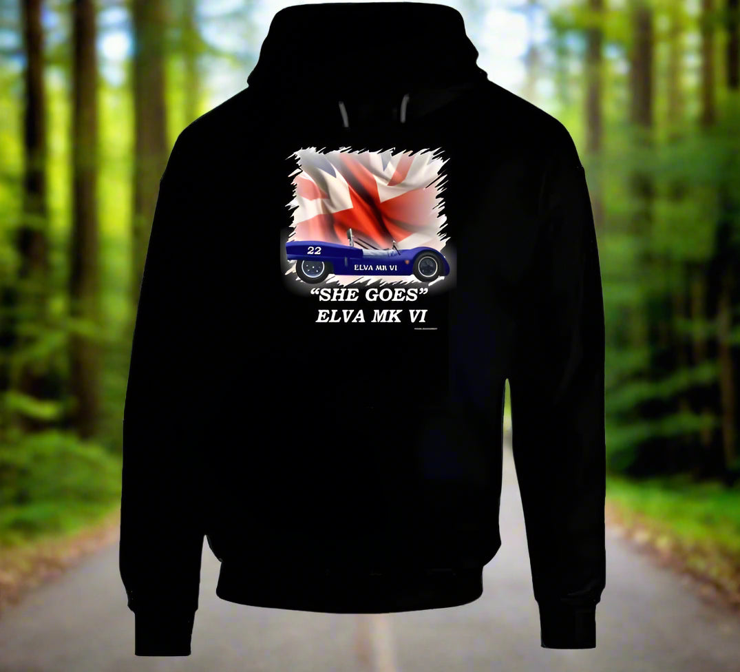 Elva Mk VI Classic British Sports Racer - Shirt Collection - Smiling Wombat