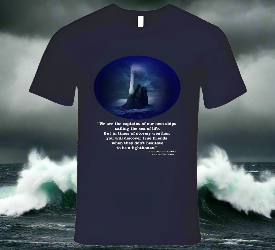 Lighthouse In Stormy Weather Shirt Collection - Shopify