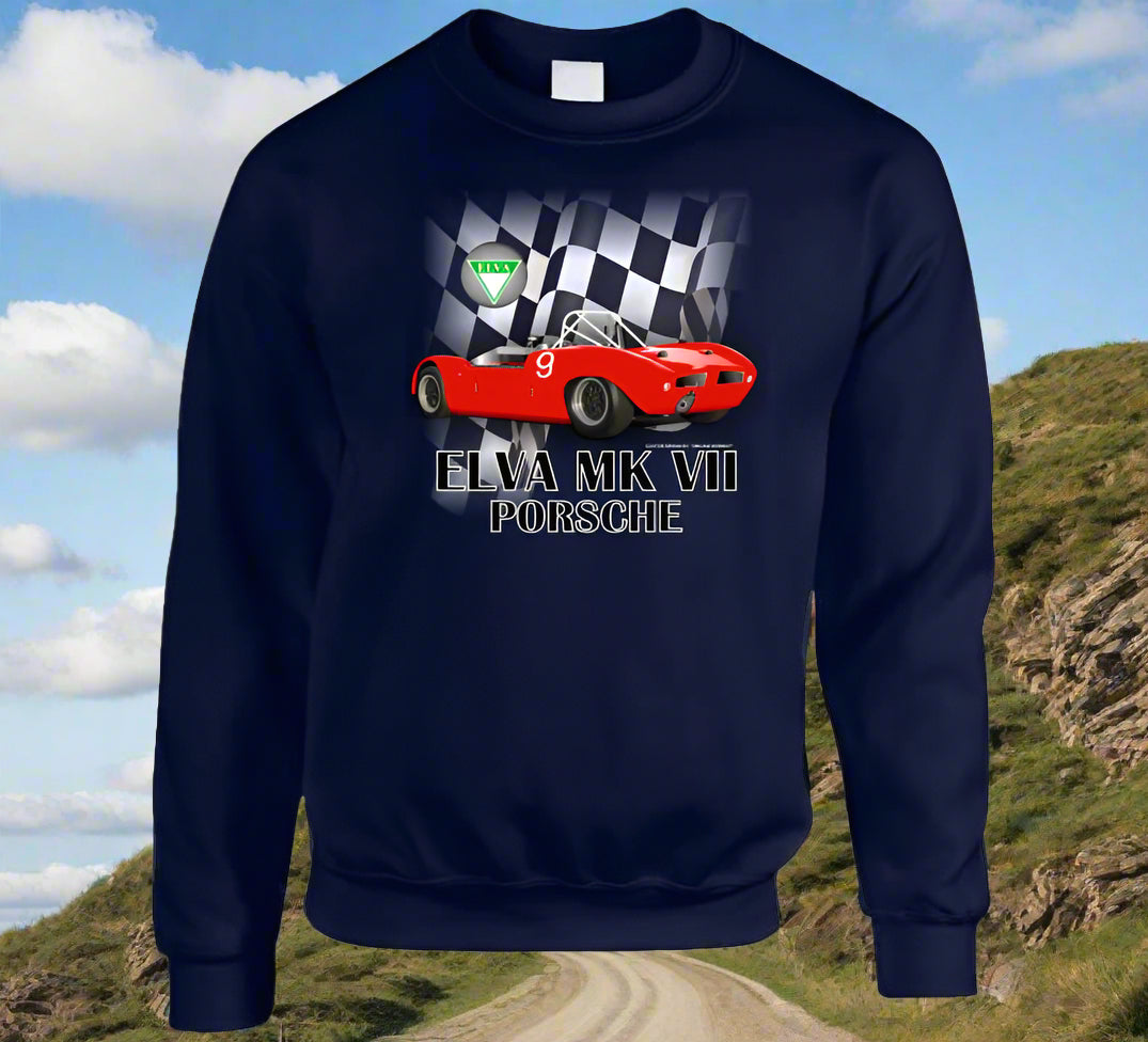 Elva Mk 7/Porsche T-Shirt and Sweatshirt Collection - Smiling Wombat