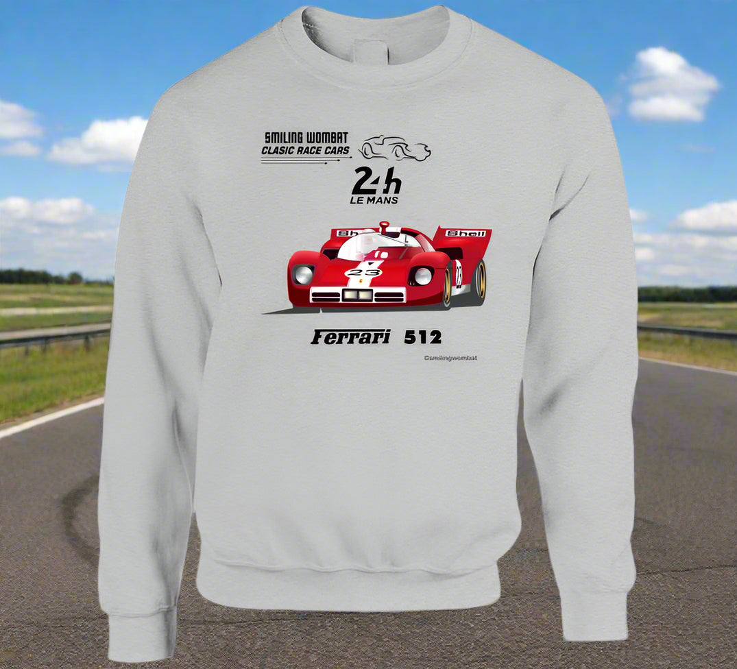 1970 Ferrari 512s - Powerful and Beautiful Le Mans Racer - Smiling Wombat