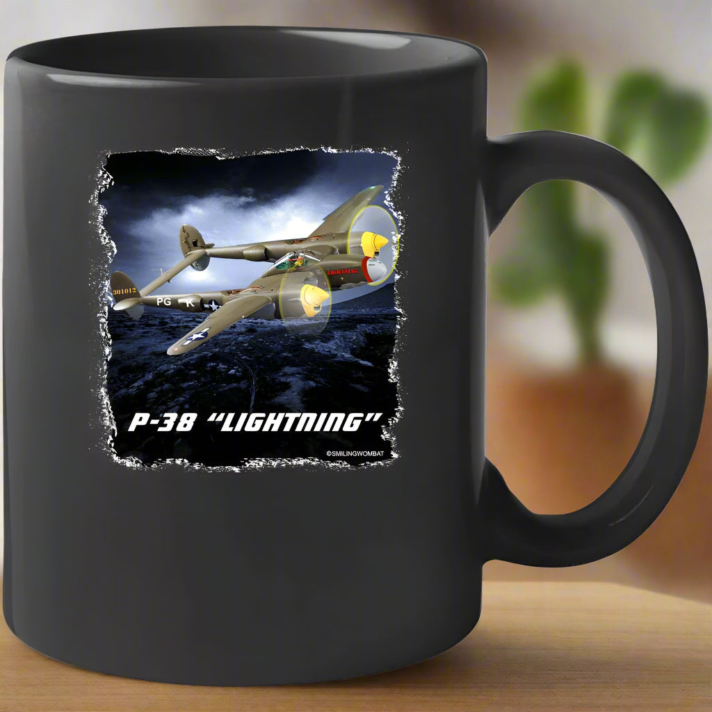 P-38 Lightning Mug Collection - Smiling Wombat