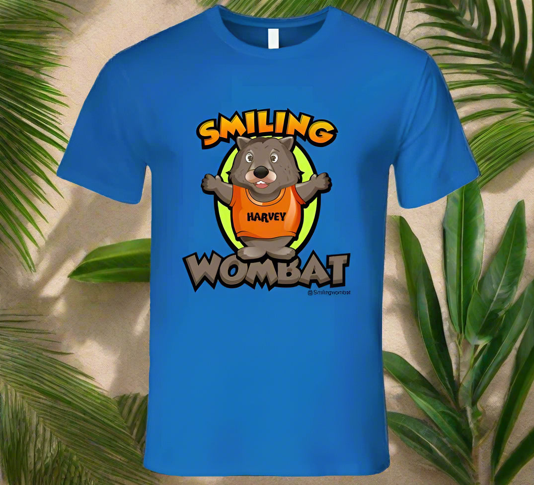 Official Wombat Shirt - Harvey the Smiling Wombat Official T-Shirt - Smiling Wombat