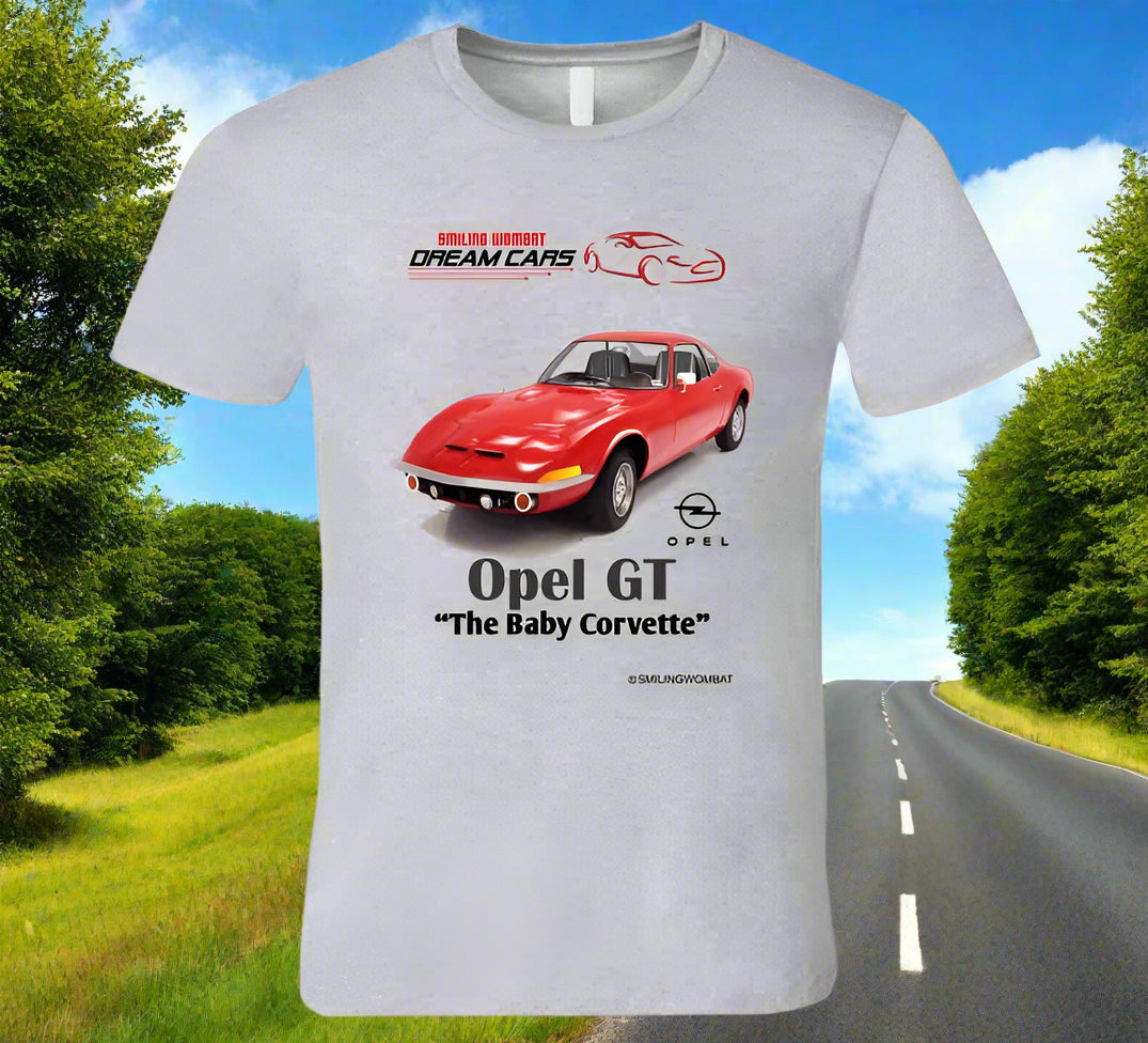 Opel GT "Baby Corvette" T Shirt - Shopify