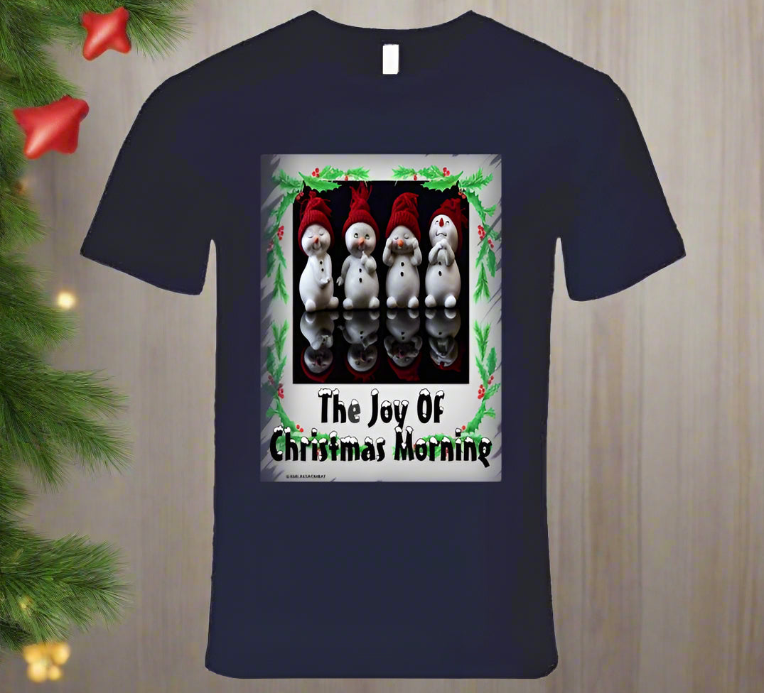 Joy Of Christmas Morning - T-Shirt collection - Smiling Wombat