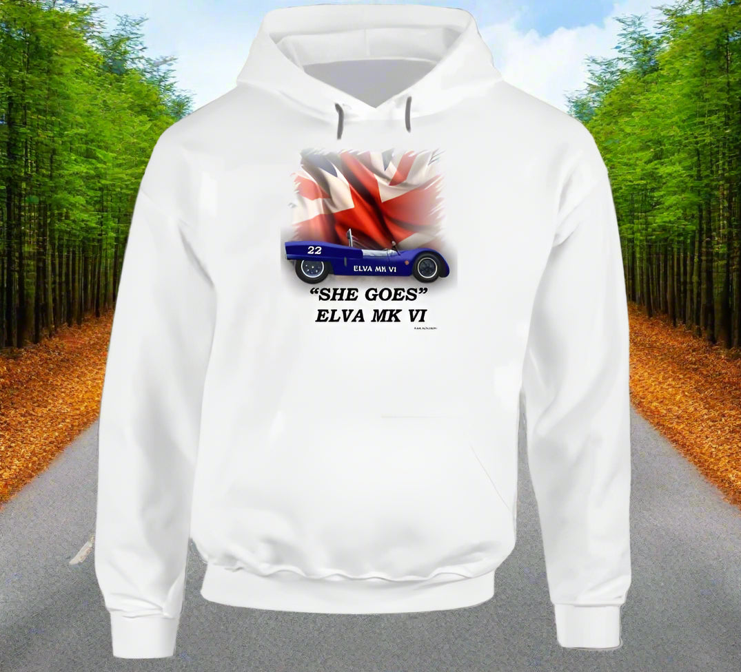 Elva Mk VI Classic British Sports Racer - Shirt Collection - Smiling Wombat