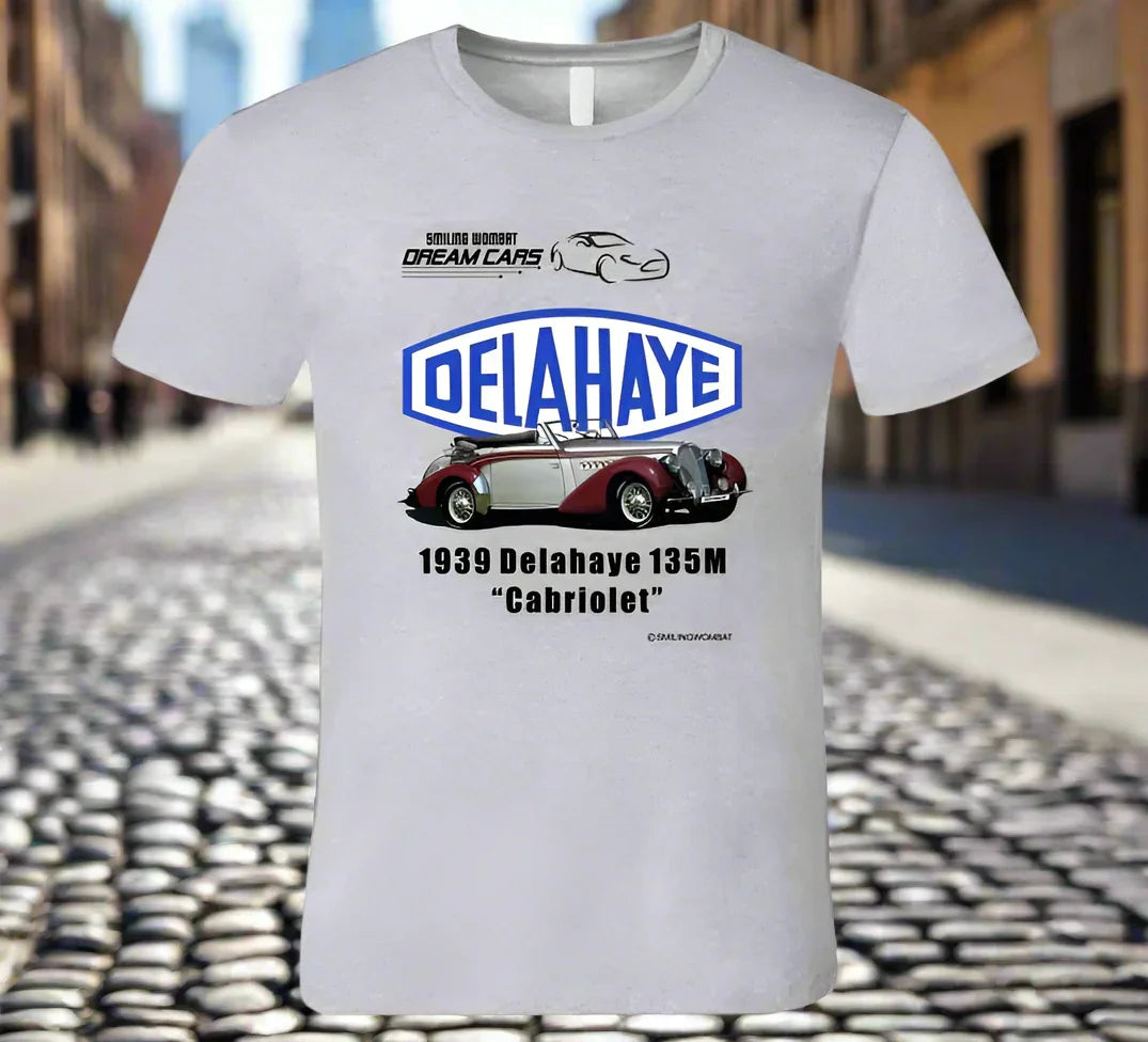 Delahaye 1939 - 139M "Cabriolet" Classic French Car - Shirts - Shopify