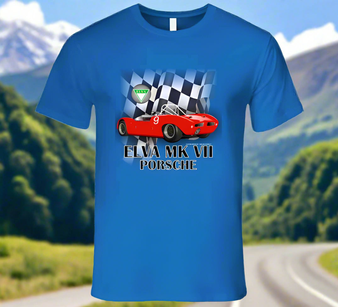Elva Mk 7/Porsche T-Shirt and Sweatshirt Collection - Smiling Wombat