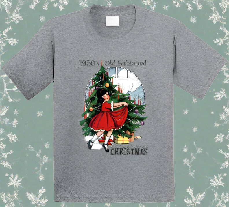 1950s Christmas - T-Shirt - Shopify