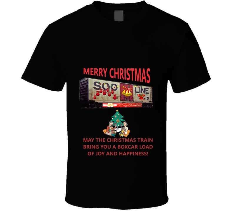 The Christmas Train - Bringing you a Boxcar of Fun T-Shirt - Shopify