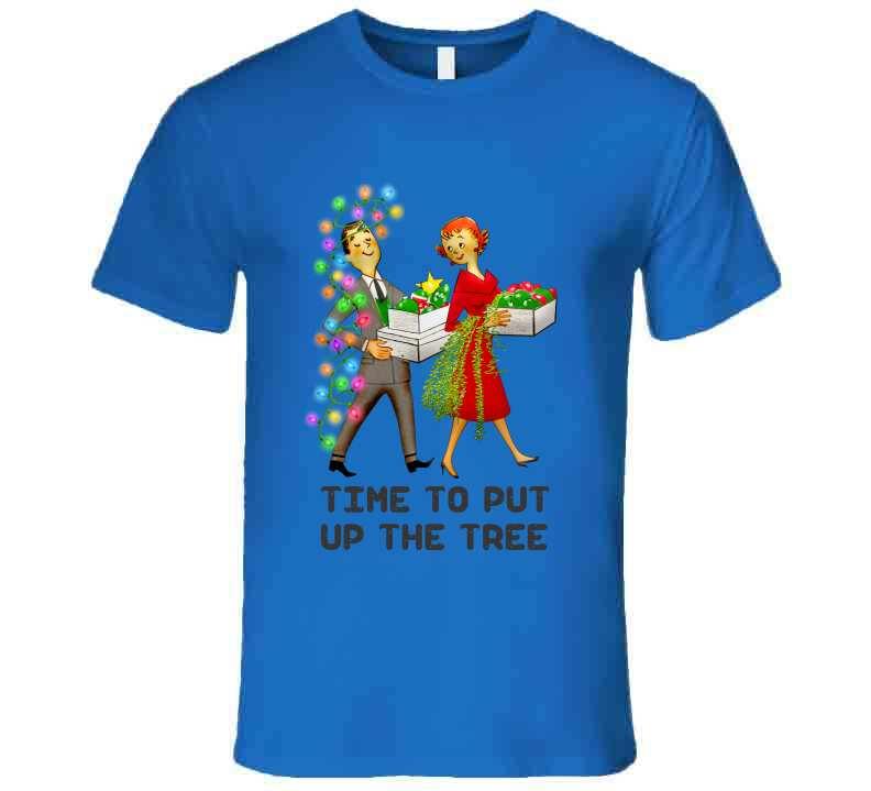 Christmas Tree Lights - for the Family Christmas Tree T-Shirt - Smiling Wombat