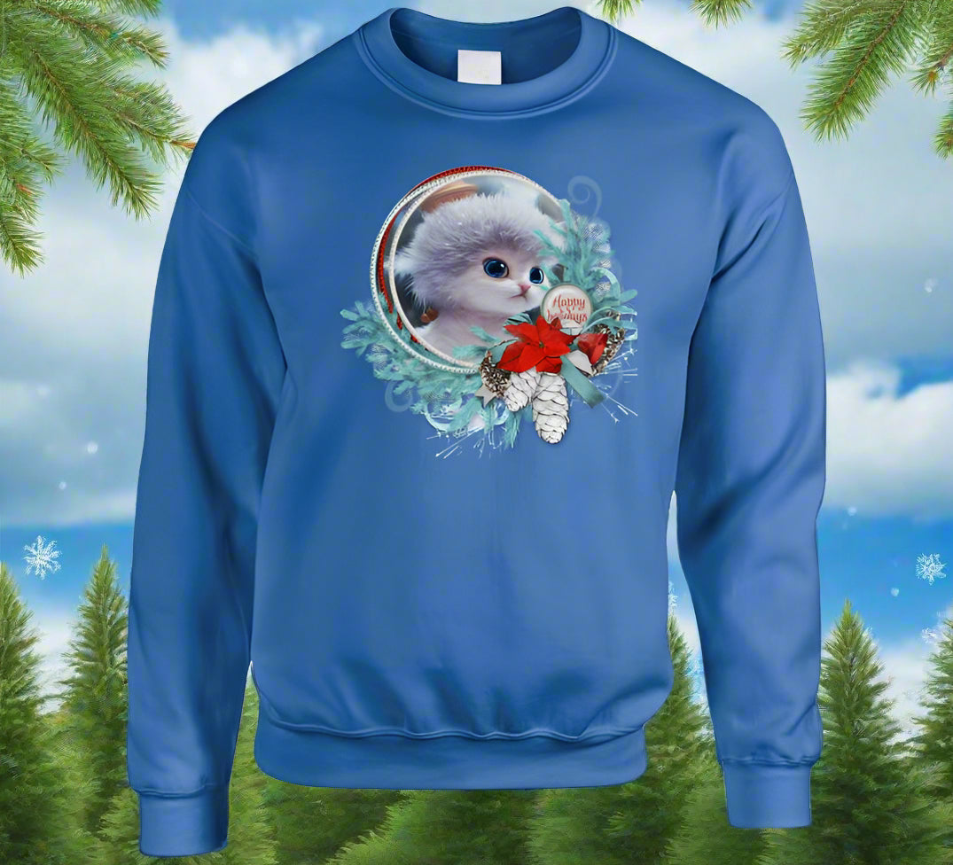 Happy Holiday Cat T-Shirt and Sweatshirt Collection - Shopify