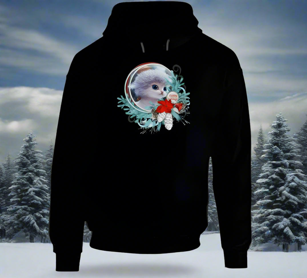 Happy Holiday Cat T-Shirt and Sweatshirt Collection - Smiling Wombat