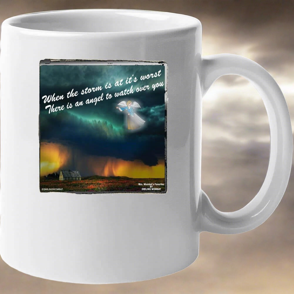 Guardian Angel In the Storm Mug Collection - Smiling Wombat