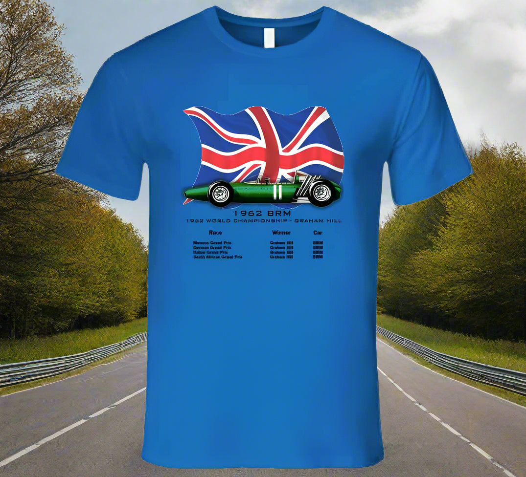 Formula One BRM 1962 T-Shirt - Smiling Wombat