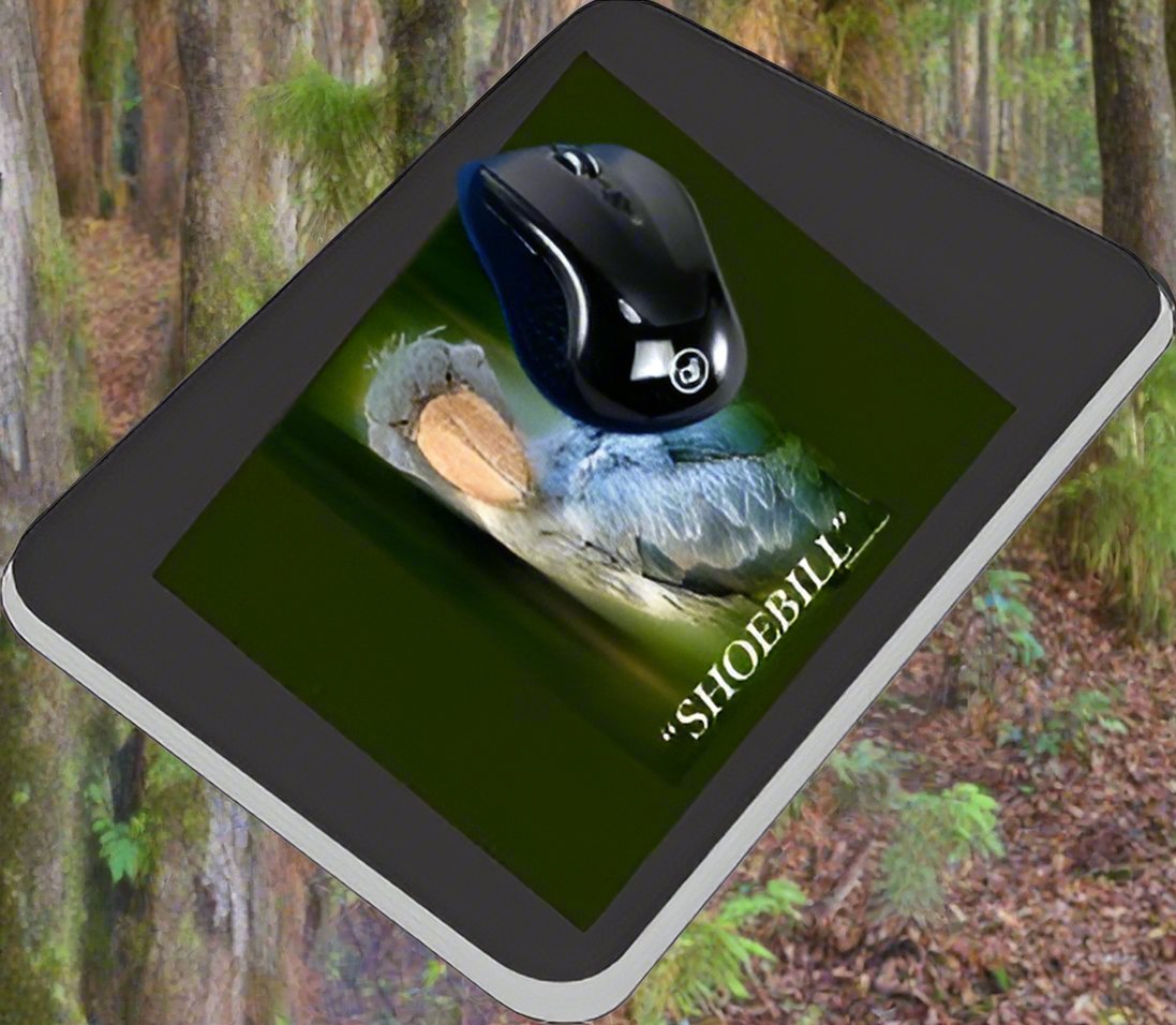 Shoebill Mouse Pad - Smiling Wombat