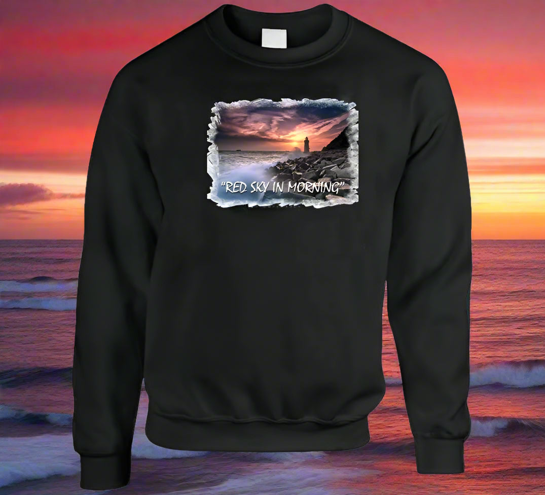 Red Sky In Morning T-Shirt and Sweatshirt Collection - Shopify