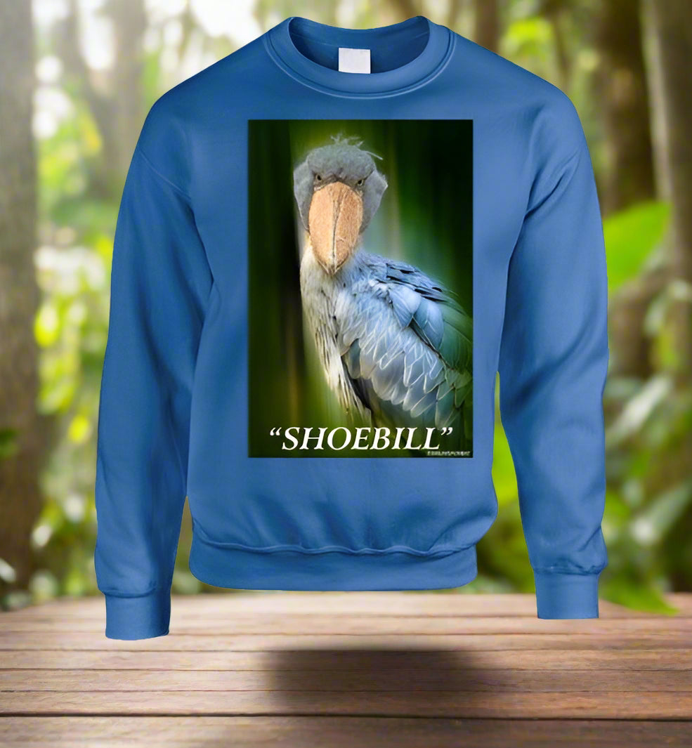 Shoebill Fantastic African Bird - Shirt Collection - Smiling Wombat