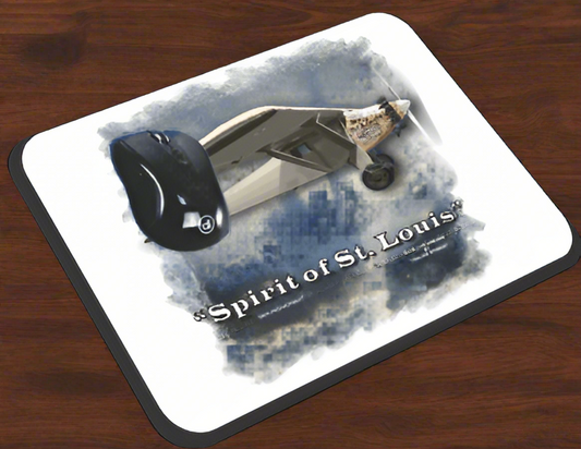Spirit Of St. Louis - Famous Lindbergh Plane - Mousepad - Shopify