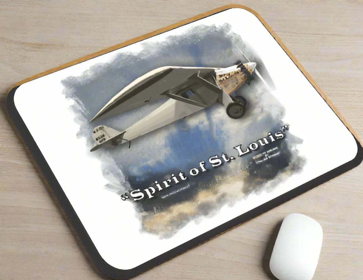Spirit Of St. Louis - Famous Lindbergh Plane - Mousepad - Shopify