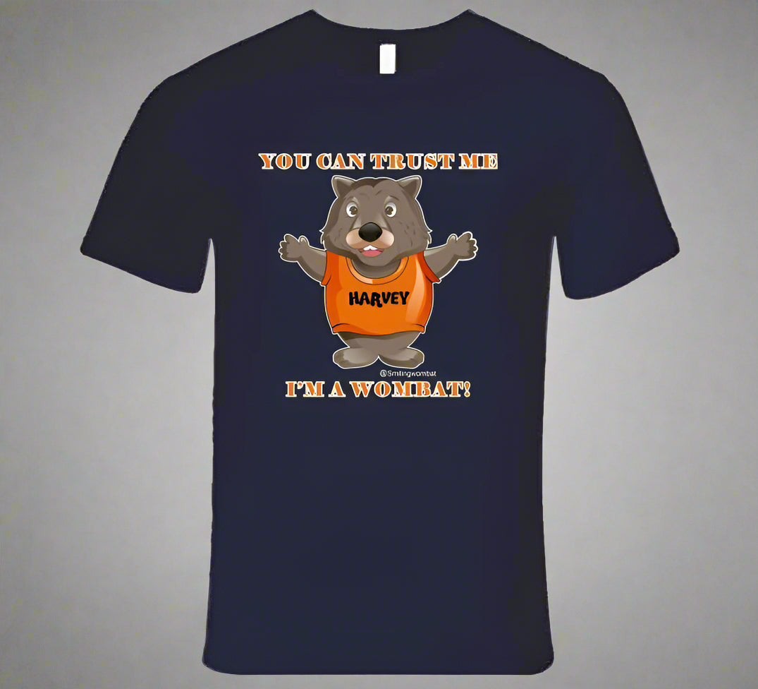 World Wombat Day - You Can Trust a Wombat! T-Shirt - Smiling Wombat