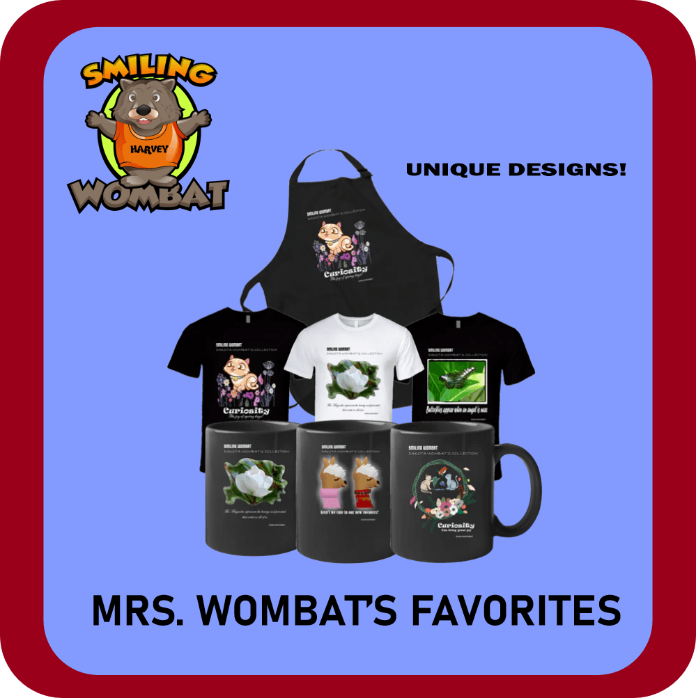 Favorites From Mrs. Wombat! - Smiling Wombat
