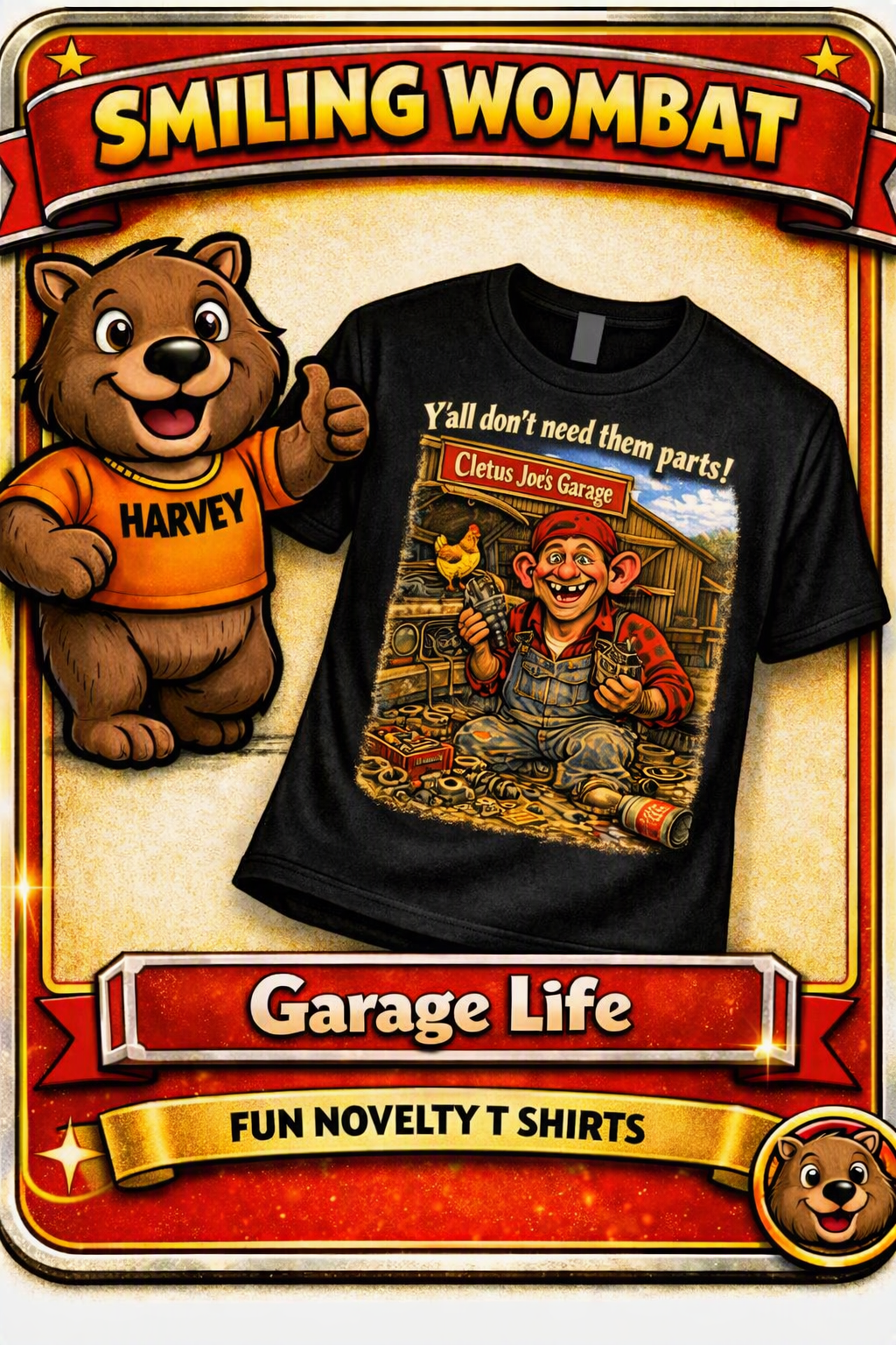 Fun Novelty T-Shirts Harvey's Collection of Fun T-Shirts - Shopify