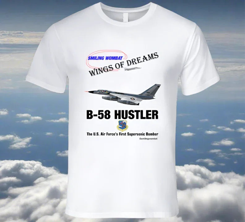 B58 Hustler Bomber - Classic White T-Shirt Collection - Shopify
