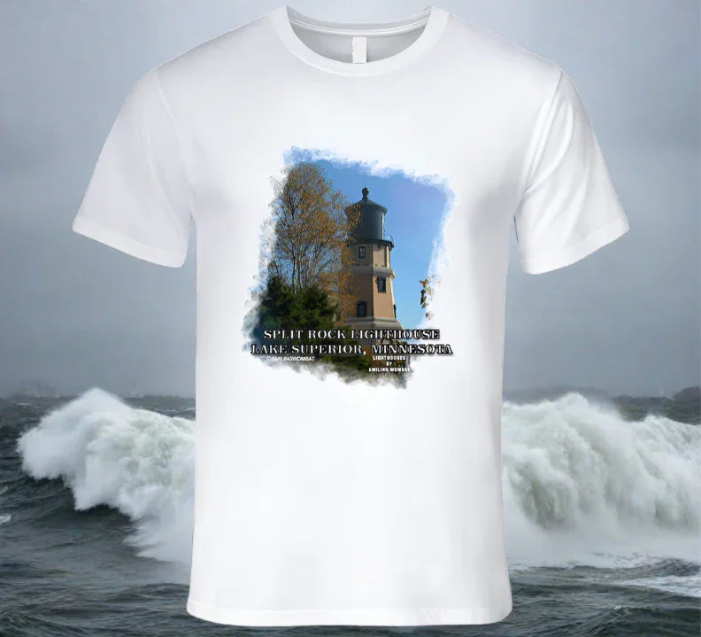 Split Rock Lighthouse - Classic White T-Shirt Collection - Shopify
