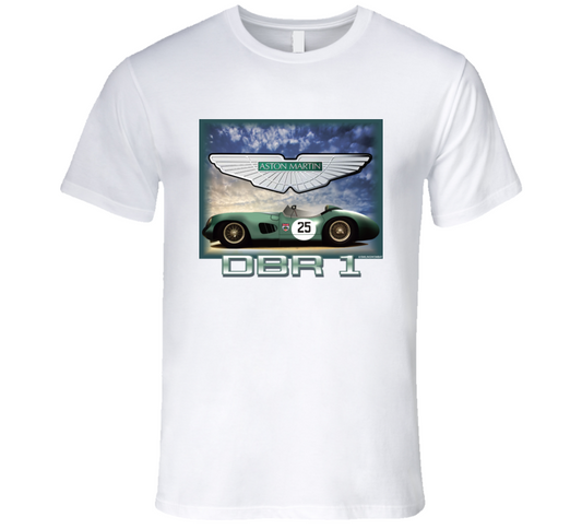 Aston Martin DBR 1 Classic White Shirt Collection - Smiling Wombat