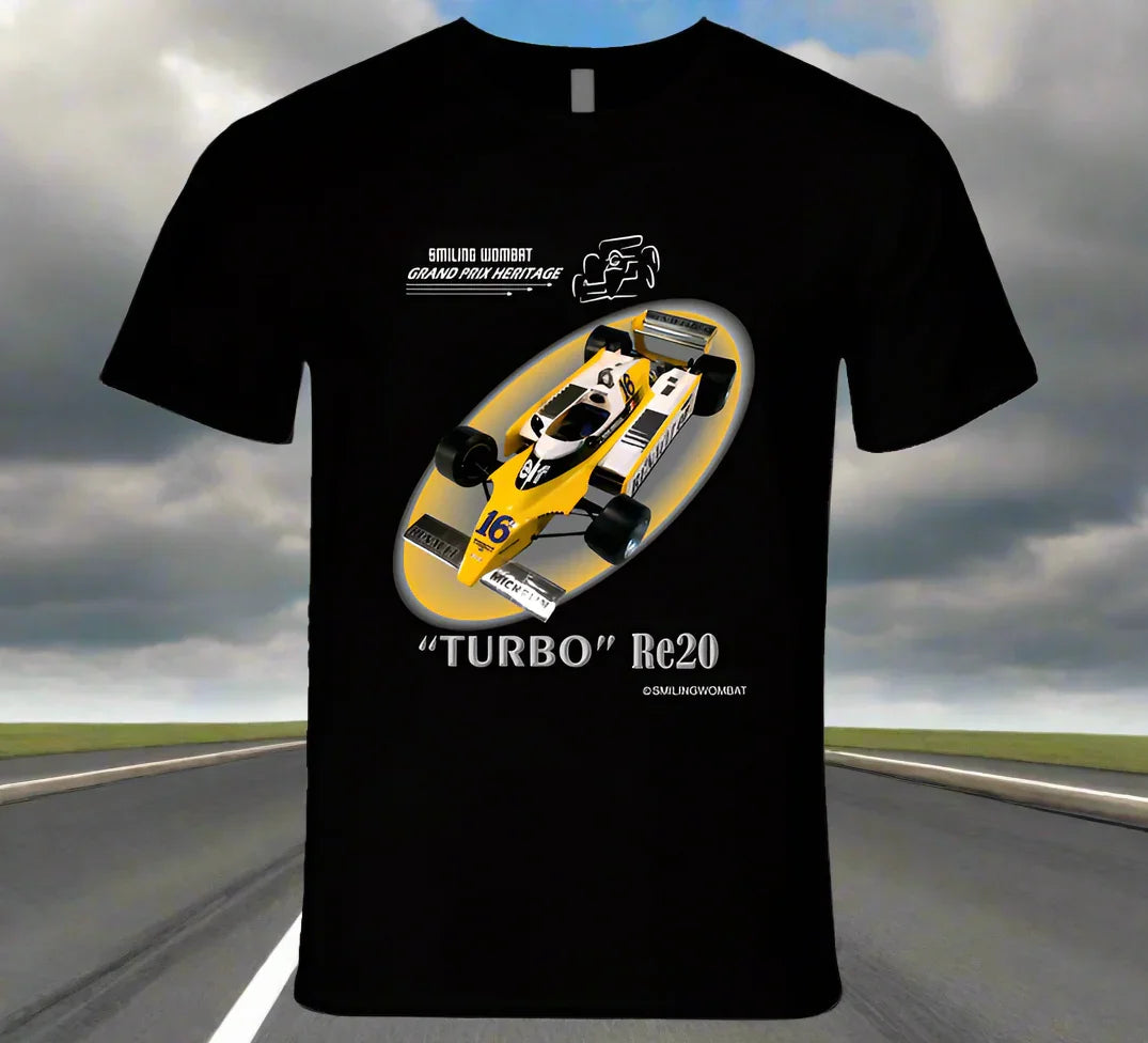 RE 20 "Turbo" 1980 Formula 1 Car Shirt Collection - Shopify