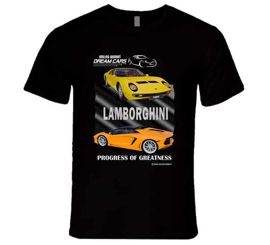 Lambo 2 Black T Shirt T-Shirt Smiling Wombat