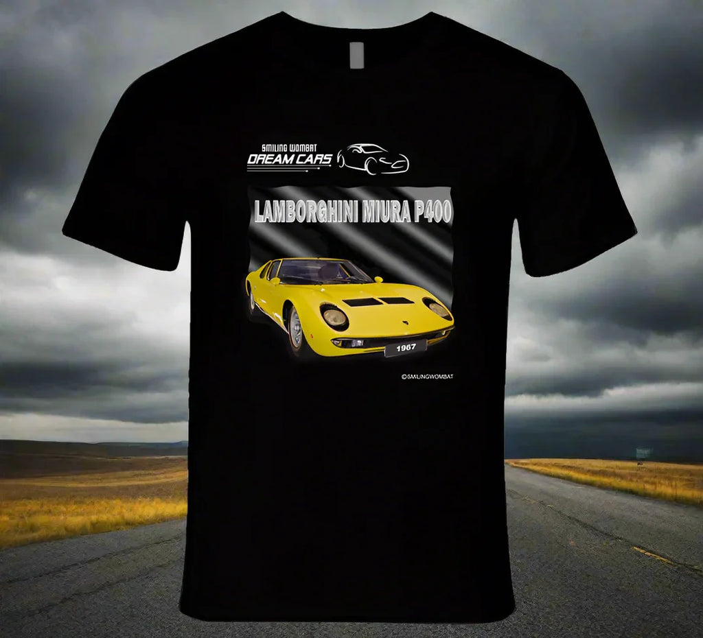 Miura The Worlds First Super Car - T-shirt Collection - Shopify