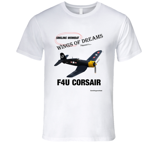 New Corsair White T Shirt T-Shirt Smiling Wombat