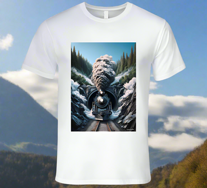 Light At The End Of The Tunnel T Shirt T-Shirt Smiling Wombat