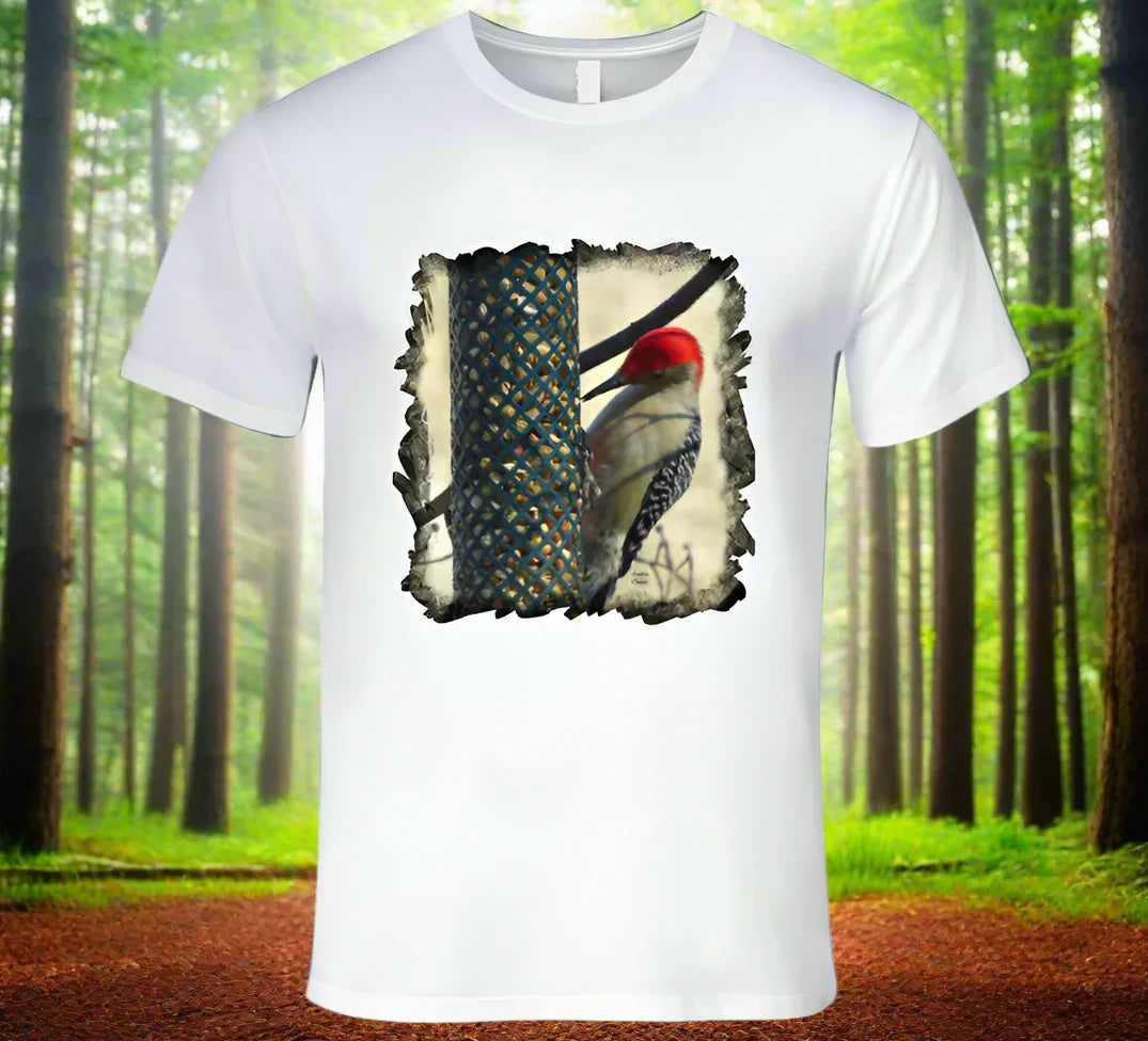 Woodpecker stops for a snack - Shirt Collection - Shopify