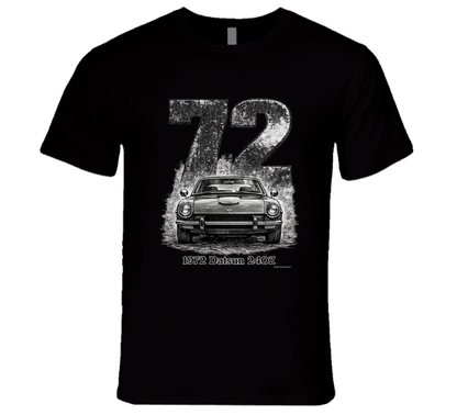 1972 Datsun 240Z vintage car T‑shirt by Smiling Wombat