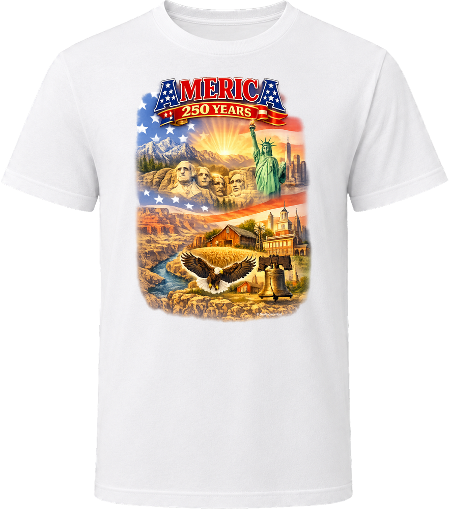 250th America The Beautiful T Shirt