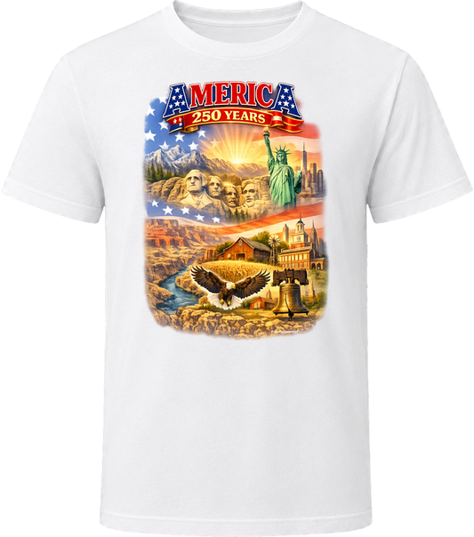 250th America The Beautiful T Shirt