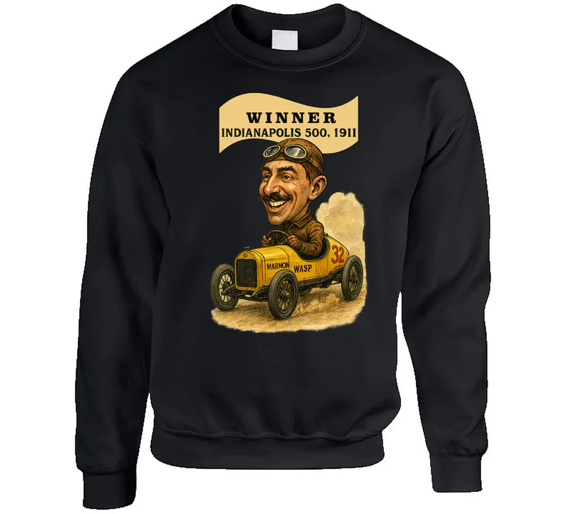 “Illustration of Marmon Wasp race car – 1911 Indy 500 winner”
